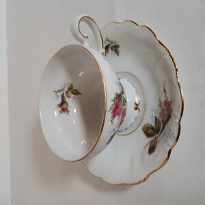Vintage Ohata China Teacup & Saucer Set
